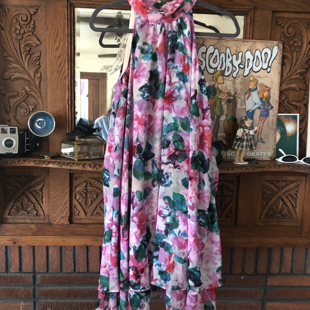 Anthropologie floral dress